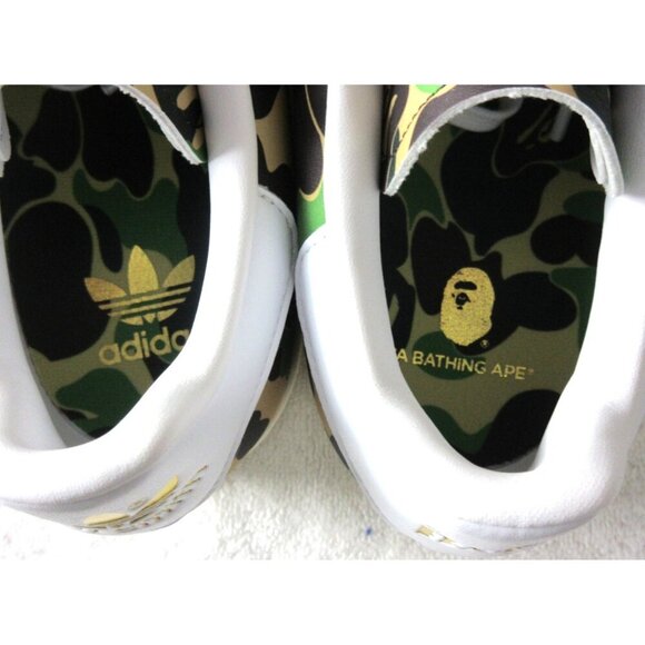 Adidas Bape x Stan Smith Men's 30th Anniversary Camo Shoes Size 10 NIB IG8949 - Picture 7 of 7